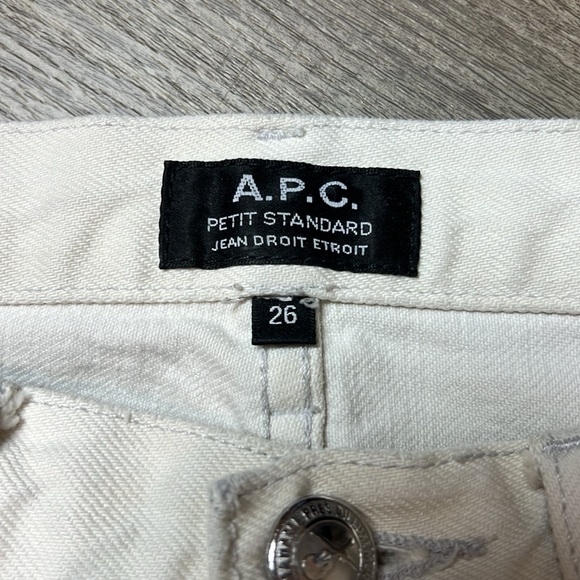 A.P.C. Petit Standard Jeans Cream - Picture 5 of 8